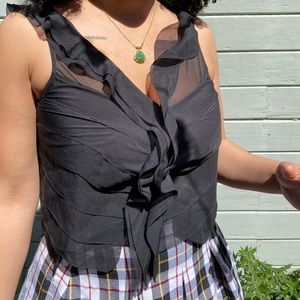 Super flattering 100% silk DVF top